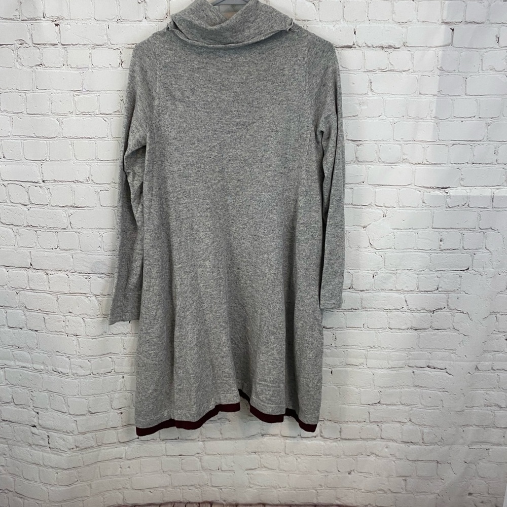 Anthropologie Sparrow Gray Cowl Neck Sweater Dress size XS NWT - Picture 6 of 8